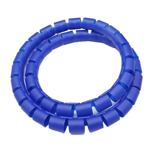 Spiral Wrap 3 Meters 5 Meters 8mm to 25mm Line Protection Organizer Pipe Protector Wrap Spiral Winding Cable Wire Cover Tube Tubing Cover(Color:Blue,Size:8mm 5 Meters)