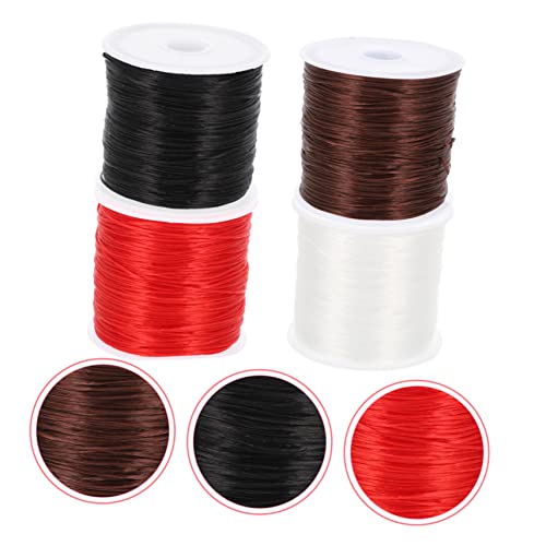 Hilo elástico para pulseras transparente y resistente de SHINEOFI con 16 rollos 3