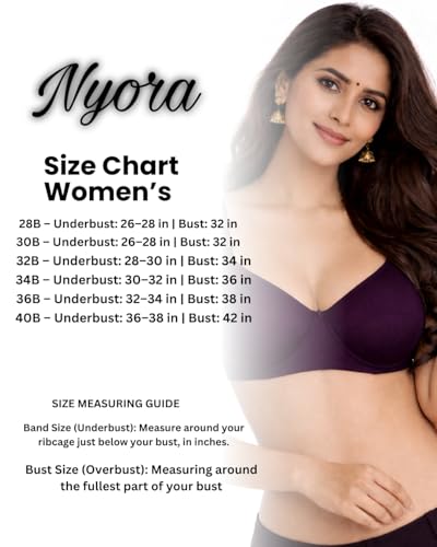 Image of Women's Cotton Medium Padded Bra | Soft & Breathable Fabric | Full Coverage Everyday Comfort Bra | Adjustable Straps & Back Hook Closure