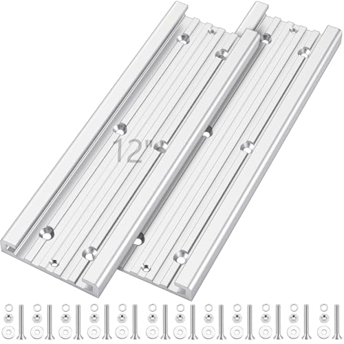Frienda Aluminum Mounting Track System for Boat Accessories, Fishing Systems Mounting Tracks for Rod Holders, Anodized Aircraft Grade Aluminum