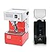 Produktbild LA GONDOLA Combo Set Espressomaschine Quick Mill 0820 in rot und Kaffeemühle Eureka Made In Italy