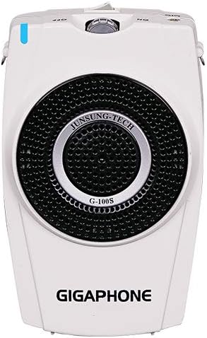 [ GIGAPHONE G100S ] 30Watts Portable Voice Amplifier with 2Types of Microphones, Belt Clip, and Shoulder Strap