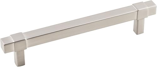 Zane - Tirador de gabinete fundido a presión de zinc de 6-516 pulgadas de longitud total