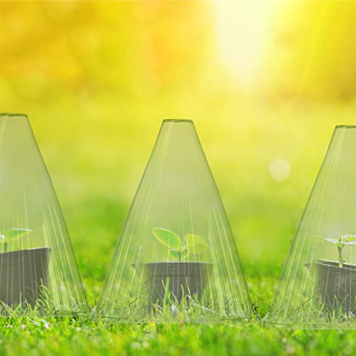 Relaxdays, Groene plantenhoed in 24-delige set, plantenhulp, plantenbescherming tegen vorst, slakken en vogels, PVC… - Image 3