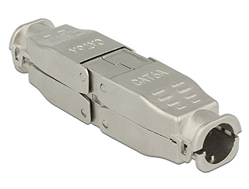 Preisvergleich Produktbild Delock Netzwerk RJ45 Verbinder werkzeugfrei Cat.6a STP, 86429