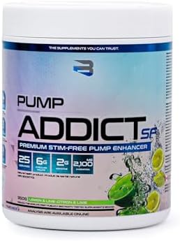 Believe Pump Addict SF – Stim-Free Pre-Workout for Muscle Pump & ...