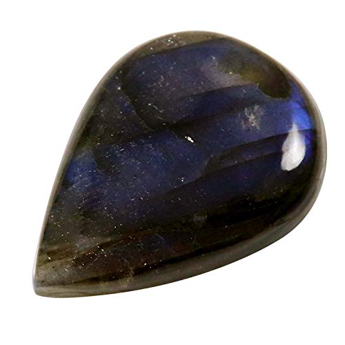 Labradorite cabochon bleue naturelle de 38.45 ct pour haute joaillerie Kl72