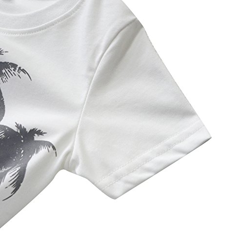 BINIDUCKLING Boy Short Sleeve T-Shirt and Shorts Set Kid 2Pcs Summer Outfit Beachwear Saiboat 3T - Thumbnail 3