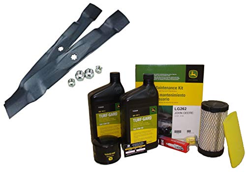 John Deere Original Equipment Model E110 Maintenance Kit + Standard Blades