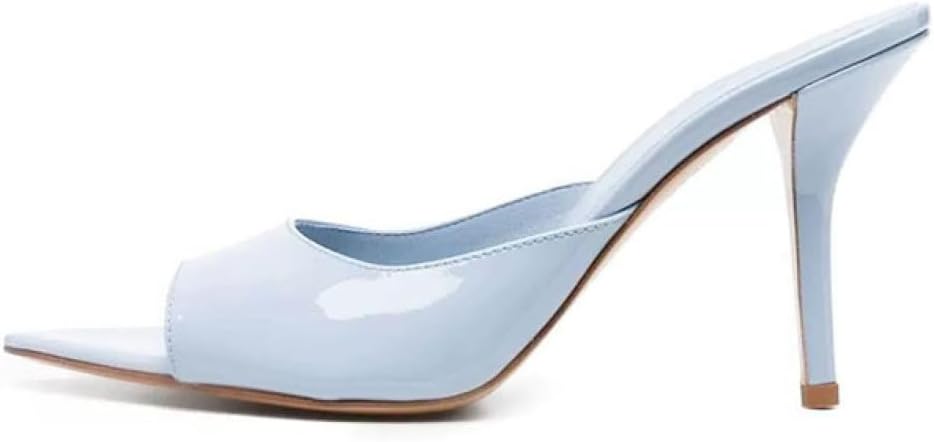 [LECMT] ハイヒールサンダル スリッパ レディース とんがりトゥ ピンヒール 大きいサイズ スリッパ ミュール 滑り止め サボ