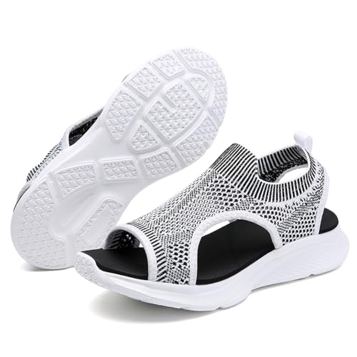Chaussures de marche femme en mousse à mémoire de forme faciles à enfiler