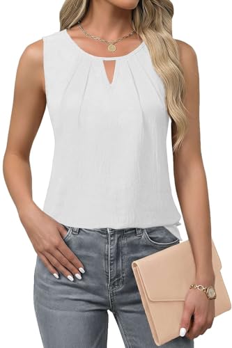 Teesho Cami Top Damen Spitze Top V Ausschnitt Oberteil Chiffon Tops Sexy Sommer Shirt