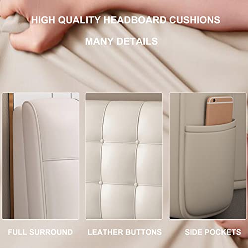 Coussin de lecture rembourré de 200 cm au design élégant et déhoussable - 5