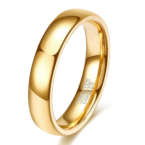 VQYSKO Tungsten Wedding Band Ring for Men Women | 2mm 4mm 6mm 8mm...