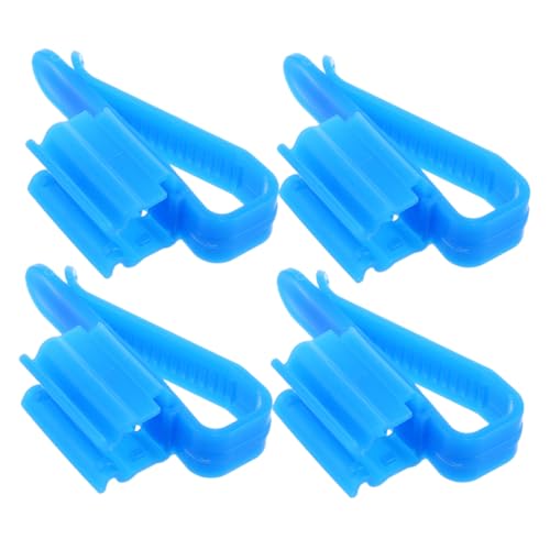 FUNOMOCYA 4Pcs Pipe Clips Durable Plastic Hose Clamps for Secure Water Tube Support Easy Installation and Reliable Hold for Outdoor Water Hoses and Automotive Applications