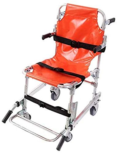 GJNVBDZSF Silla de Escalera EMS con 4 Ruedas, Silla de Transporte médico...