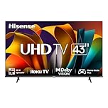 Hisense 43R63N-43 inch 4K UHD HDR LED Roku Smart TV-2024
