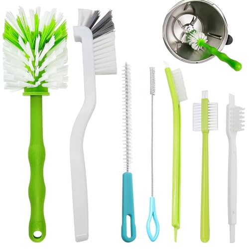 XTUDOU 7 Stück ReinigungsbüRste für Thermomix SpüLbüRste Thermomix Kompatibel mit Tm31 Tm5 Tm6 Tm21 BüRste Thermomix für MixtopfbüRste ReinigungsbüRste FlaschenbüRste Klein