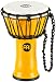 Junior Djembe Hand Drum Circle Instrument, Synthetic Shell and Head — NOT MADE IN CHINA — Compact Size Rope Tuned, 2-YEAR WARRANTY