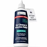 VETIFIED Ear Infection Treatment XL+ Dogs & Cats Ear Cleaner - 2 in 1 Dual Action Help with Yeast, Odor, Earwax & Buildup - 12 fl oz - NDC: 86247-004-12