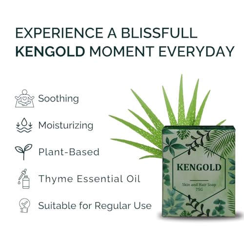 Image of Kengold Psoriasis Skin & Hair Soap+Cream+Oil | Purify Skins | Pain Relief With Natural Ingredients (Psoriasis Soap+Cream Combo)