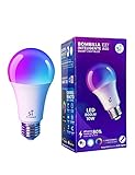【AHORRA ENERGÍA Y GRAN POTENCIA 】Las bombillas inteligentes E27 proporcionan 400LM con tan solo 5W que equivaldría a 90W de una bombilla incandescente tradicional. Ahorra hasta un 75% en tu factura de electricidad.