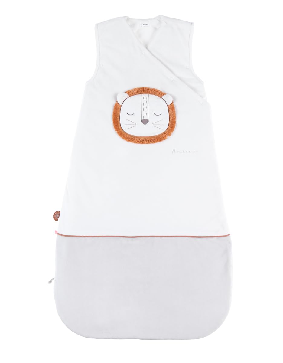 Saco De Dormir Para Bebé Noukie's Verano - Talla 50 Cm (0-3 Meses), TOG 1.0, 100% Gasa De Algodón Orgánico - Sin Mangas, Cierre Cremallera Y Botones - Diseño Libélulas Rosa