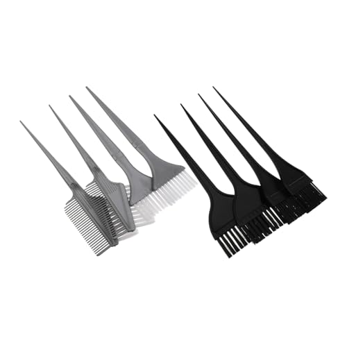 VALICLUD 8 piezas Kit de Pinceles para Teñir Cabello Aplicadores y Peines para Mechas Profesionales Herramientas Duraderas para Salón y Uso Casa