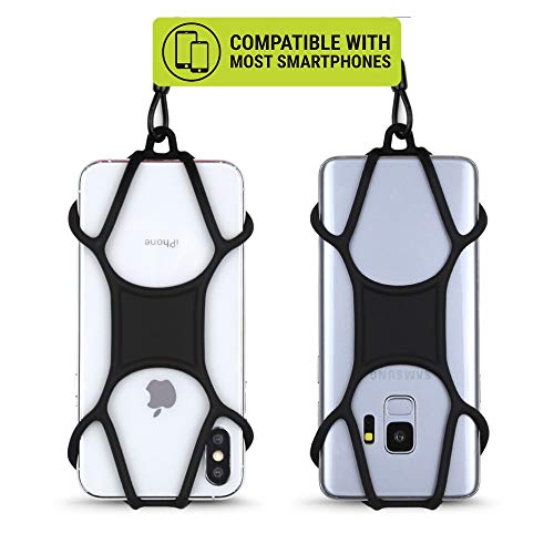 Gear Beast Rugged Lanyard Phone Holder - Coiled Strap Carabiner For Outdoors, Hiking, Travel - Compatible With Iphone 11, 12, X #TOP5