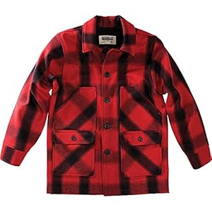 Stormy Kromer Mackinaw Coat – Outerwear Men’s Flannel Jacket, Wool Coat for Men