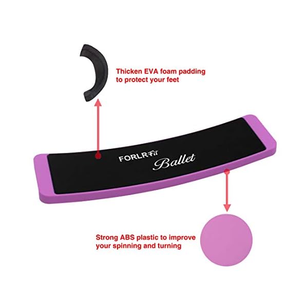 FORLRFIT-Ballet-Turning-Board-for-Dancers-Perfect-Ballet-Training-EquipmentBallet-Spin-Board-for-Dance-and-Figure-Skating-Helps-You-Improve-TurnsSpinSpottingBalance-and-Pirouettes FORLRFIT Ballet Turning Board for Dancers-Perfect Ballet Training Equipment,Ballet Spin Board for Dance and Figure Skating-Helps You Improve Turns,Spin,Spotting,Balance and Pirouettes