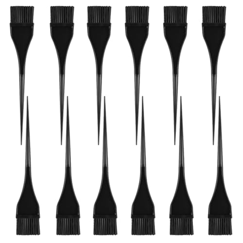 12 Pcs Hair Dye Brush Applicator Kit, Small Flat Head Hair Color Brushes for Women Men, Hair Coloring Brush SetHair Dye Applicator Brushes, Tint Dyeing Dying Tools Kits