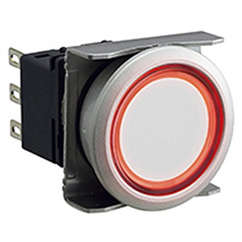 IDEC(�A�C�f�b�N) �ƌ����{�^���X�C�b�` LBW�V���[�Y �t���b�V���V���G�b�g ��/�������^���` LBW6ML-M1RT64WR