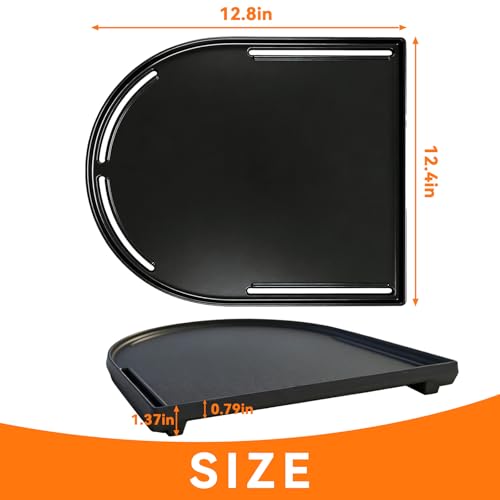 13" Cast Iron Griddle for Coleman Roadtrip Grill 285 225 Table Top Accessories Replacement Parts - Nonstick Reversible Griddle for Stove Top/Gas Grill/Oven & Outdoor BBQ for Swaptop Cooktop LX LXE LXX by FORYEYC - Image 5