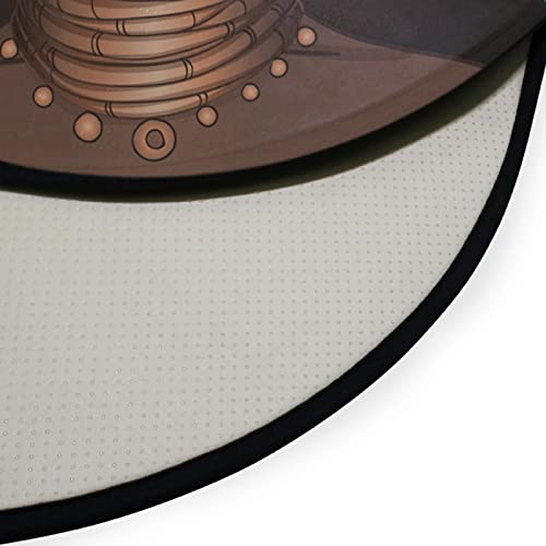 African Woman Round Area Rug 3Ft, Circle Rugs Circle Rugs Round Carpet Washable Floor Mats For Living Room Bedrooms Laundry Home Decor 3' Diameter #TOP3