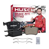 HUSCH Hinten Keramik Auto Bremsbeläge ECE-R90 zertifiziert 1 Set mit 4 Bremsbelägen Für 2015-2020 Audi A3 Quattro, Für 2016-2021 Audi TTS Quattro,Für 2022-2024 Volkswagen Taos Tiguan