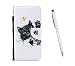 Produktbild TOUCASA Hülle für Galaxy S10e,Brieftasche PU Leder Flip [Durable Colourful Painting] Case Handytasche Klapphülle für Samsung Galaxy S10e (Katze)