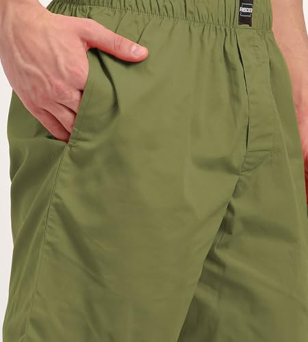 Image of Freecultr Cotton Boxer Shorts for Men Dual Pockets Moisture Wicking Microfibre | Regular Fit | Breathable & Comfortable Half Short Pants Ultrasoft Waistband