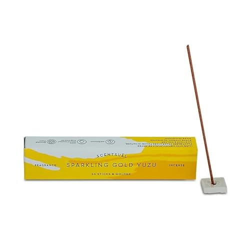 Natürliche japanische Räucherstäbchen für Meditation und Entspannung mit wiederverwendbarer Keramik-Halterung SCENTSUAL Nippon Kodo Cover