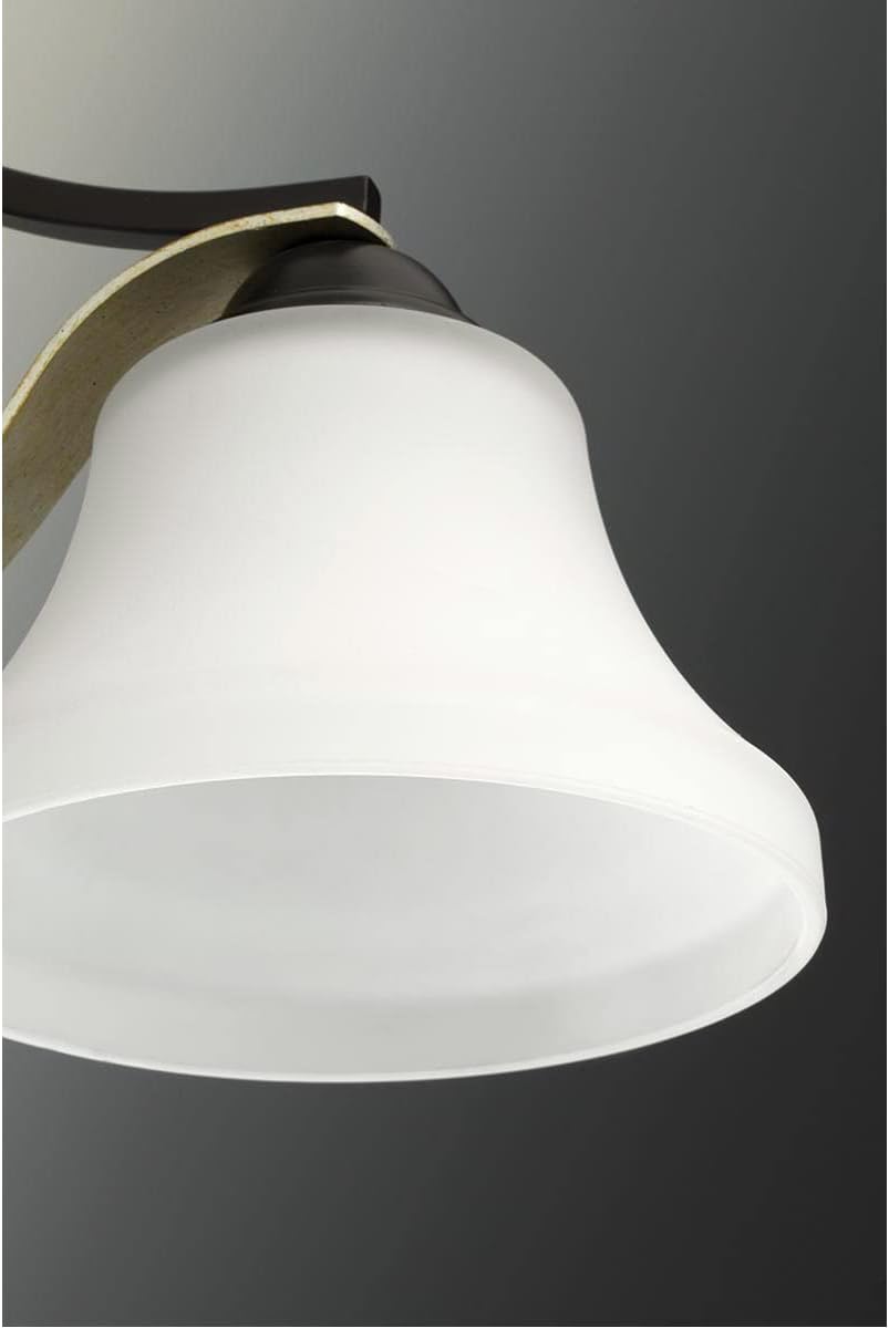 Progress Lighting P350034-104 Noma Two-Light Semi-Flush Convertible, Polished Chrome