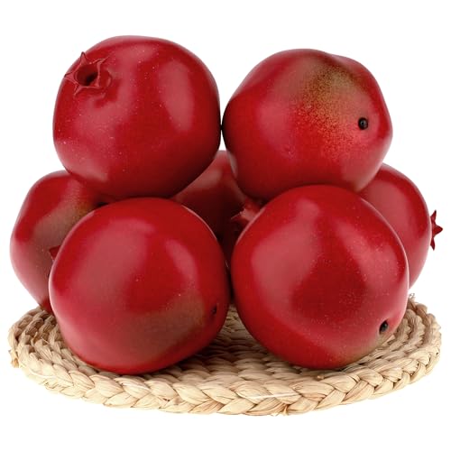 Gresorth 6 Pcs Lifelike Artificial Pomegranet Decoration Fake Pomegranate Fruit Home Party Kitchen Festival Show by Gresorth - Image 9