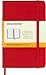 Moleskine Classic Notebook, Pocket, Ruled, Red, Hard Cover (3.5 x 5.5) (Classic Notebooks)