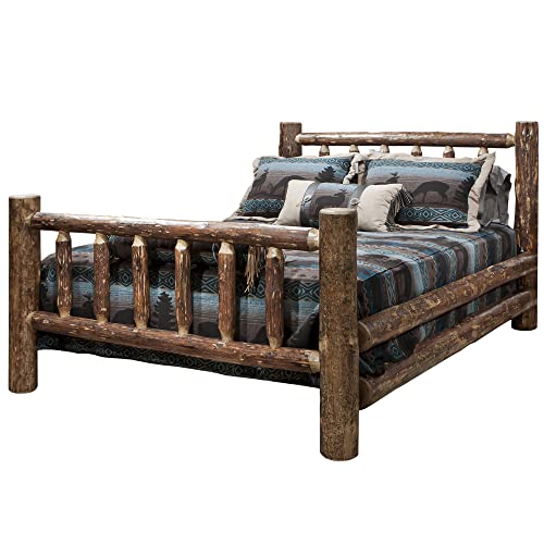 Montana-Woodworks-Glacier-Country-Collection-Bed-Sleigh-Queen-US-Standard-Stain-Clear-Lacquer-Finish Montana Woodworks Glacier Country Collection Bed Sleigh Queen US Standard Stain Clear Lacquer Finish