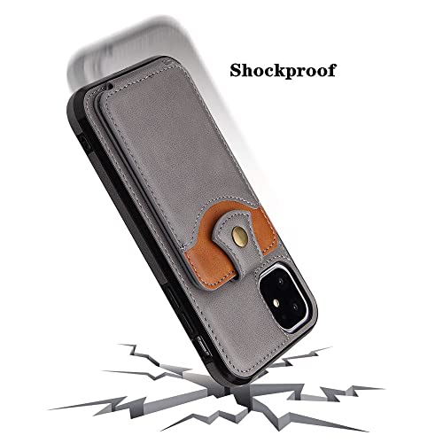 Étui pour cartes iPhone XR gris pour éviter la perte de vos badges