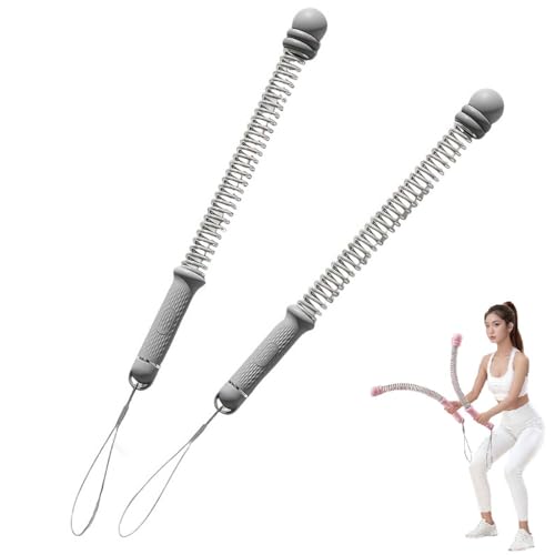 Cordless Battle Ropes with Adjustable Resistance Springs for Men Women,Weighted Ropeless Battle Ropes for Strength Training & Ca