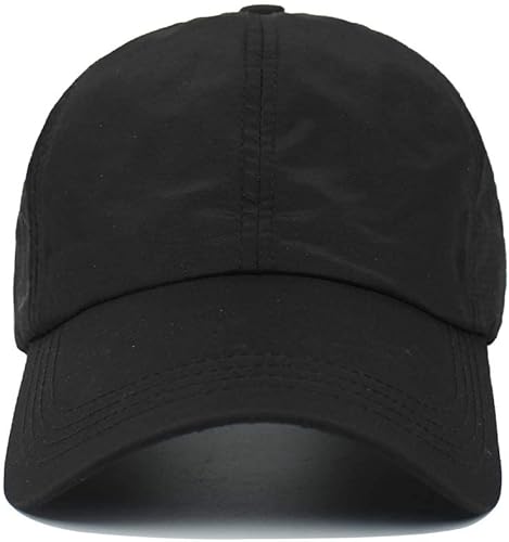Miniatura 3 de Koreshion Gorra de béisbol ajustable para mujer, diseño de moño desordenado, de secado rápido