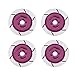 T best RC Brake Disc, 4Pcs Durable Aluminum Alloy Wheel Brake Disc Drift Model RC Car Decor Accessories Compatible for HSP 94123/R31 1/10 RC Car(Purple)