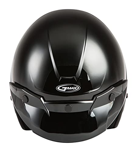 Gmax Of-2 Open-Face Helmet (Black, Youth Small) #TOP2