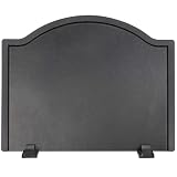 Permade Firebacks for Fireplace-Iron Fireback with Feet, 22.5inch