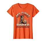 My First Rodeo Patriotic Cowboy Design T-Shirt, Women,...